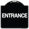 Signmission Traffic Entrance Entrance Heavy-Gauge Aluminum Architectural Sign, 18" x 18", BW-1818-24612 A-DES-BW-1818-24612 - alternate 1
